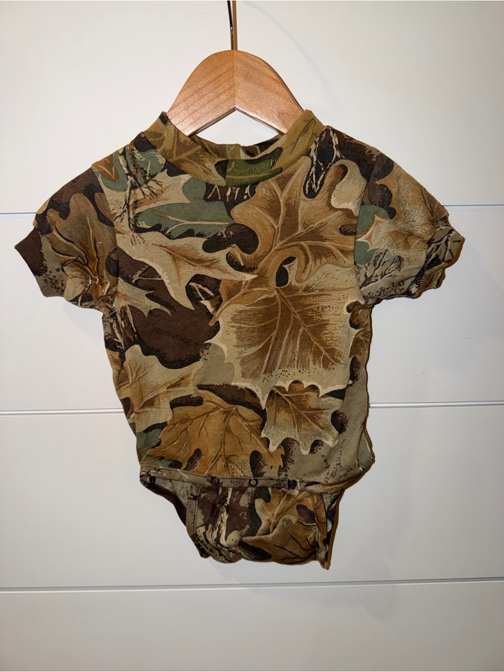 VTG 90s Jordan Lee Camo Baby Onesie NWT 6-12M Made in USA Advantage Camocore